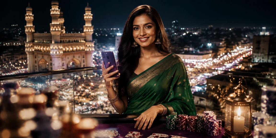 Hyderabad Charminar at night, symbolizing balanced entertainment