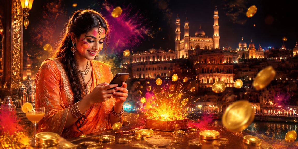 User browsing 5275 live casino on smartphone during festival season